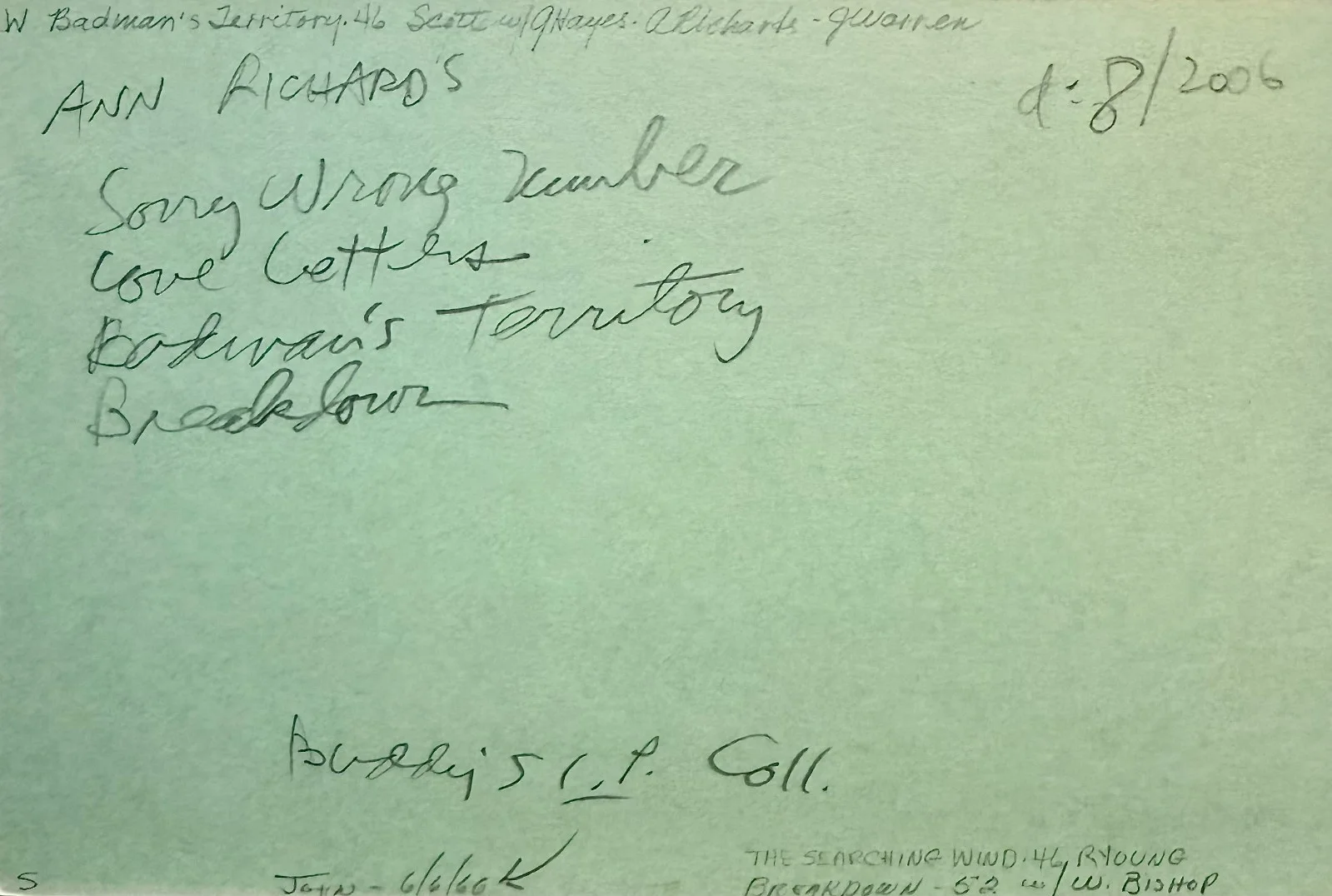 Ann Richards — ANN RICHARDS Autographed Signed 4x6 INDEX CARD An American Romance LOVE LETTERS, image 4