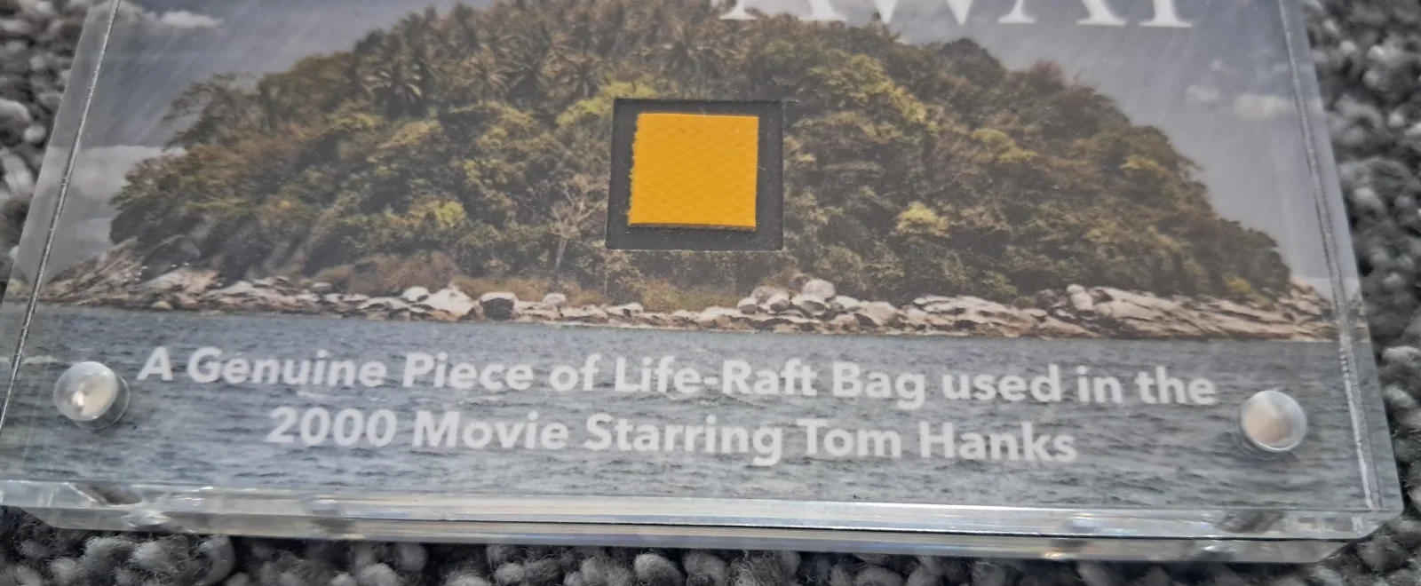 Cast Away (2000) - Life Raft Bag Prop Display, image 3
