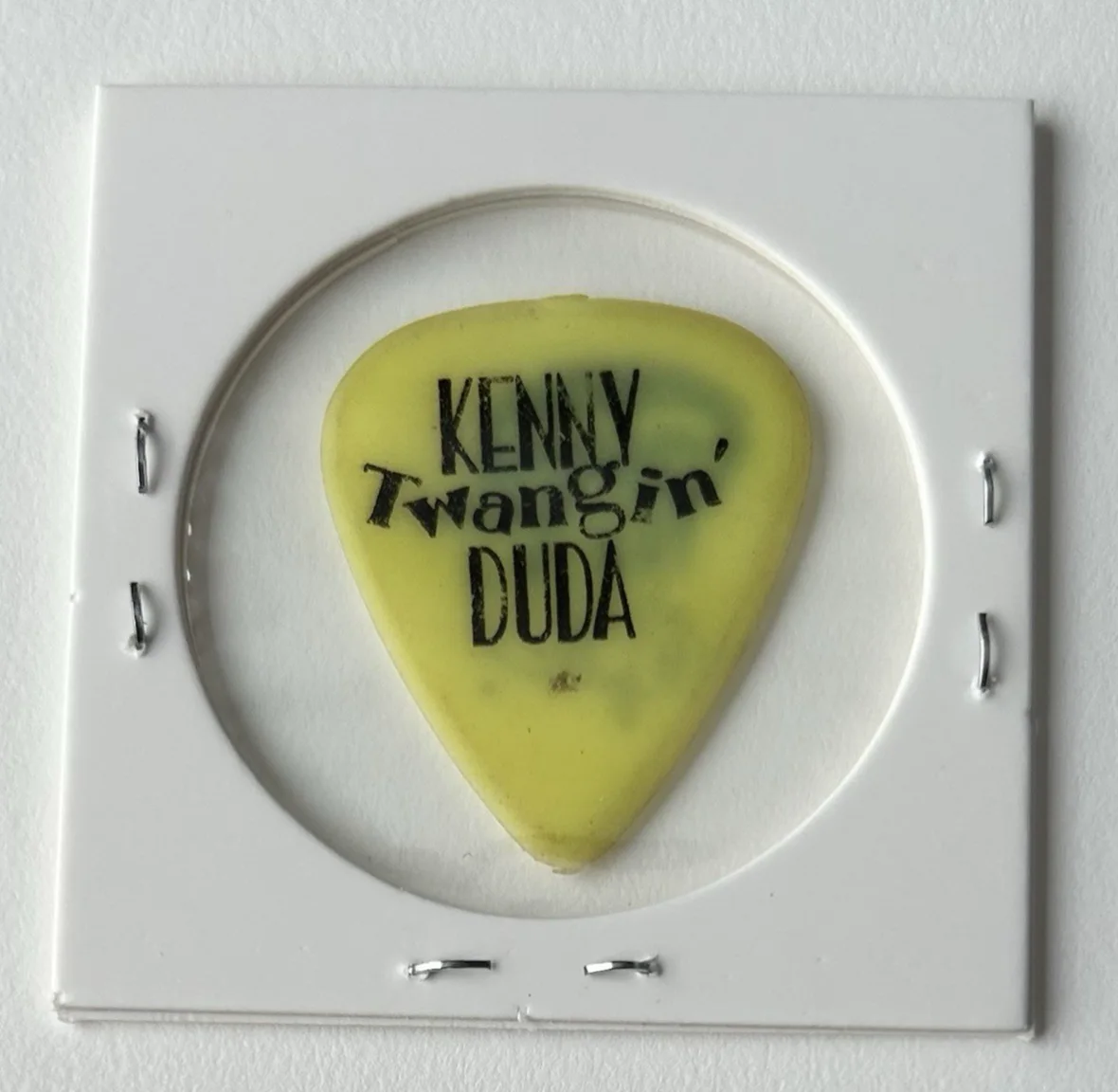 The Razorbacks - Kenny Twangin' Duda Tour Guitar Pick - Rockabilly, изображение 2