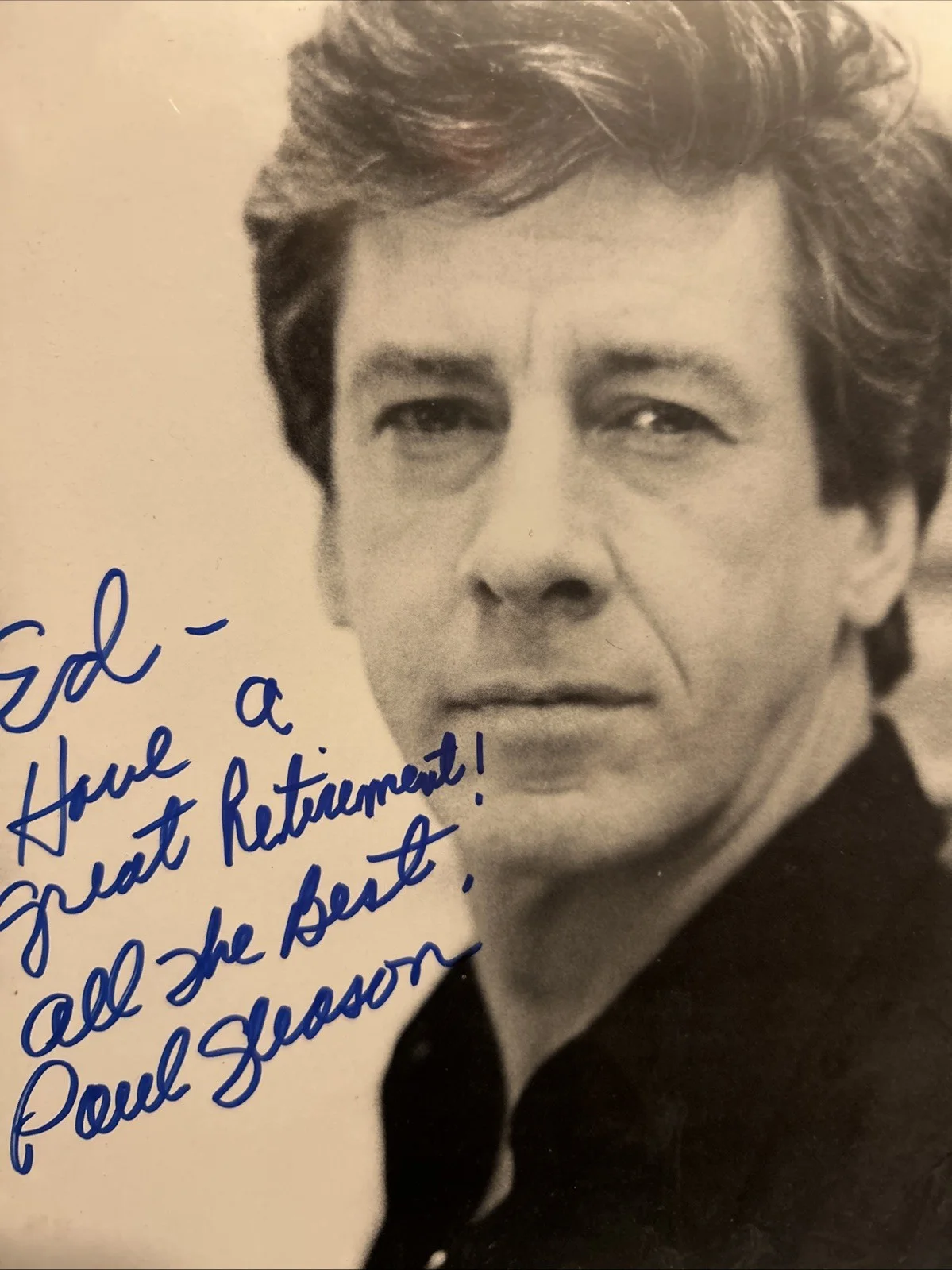 Paul Gleason — Paul Gleason Autographed Photo 8 X 10 Black-And-White, image 5