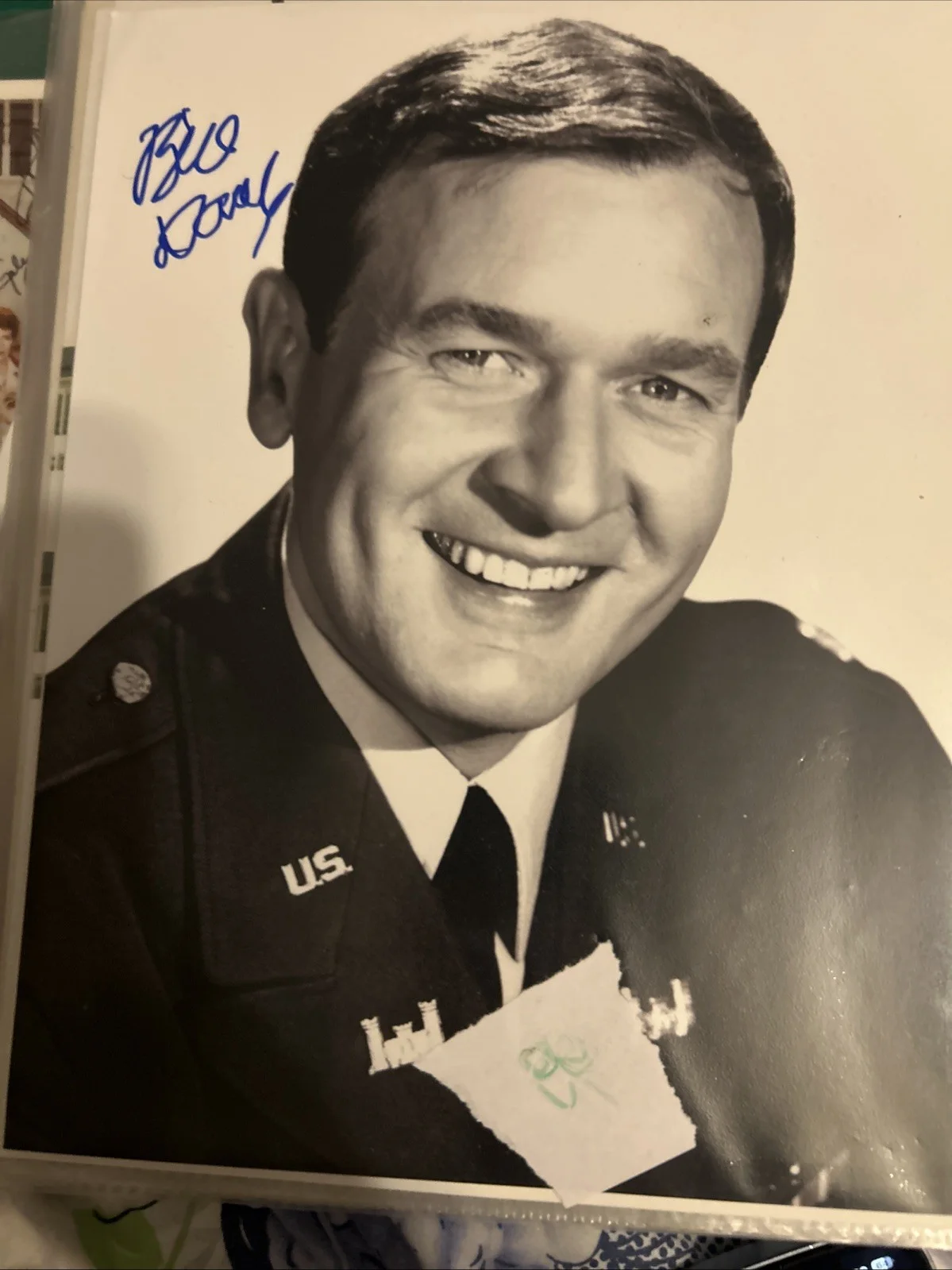 Bill Daily — Bill Daily Signed 8 X 10 Black-And-White Photo I Dream Of Jeannie, изображение 3