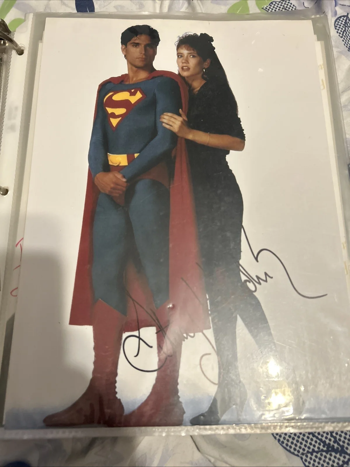 Stacy Heiduk — Stacy Heiduk Autographed 8 X 10 Color Photo Original Superman, image 2