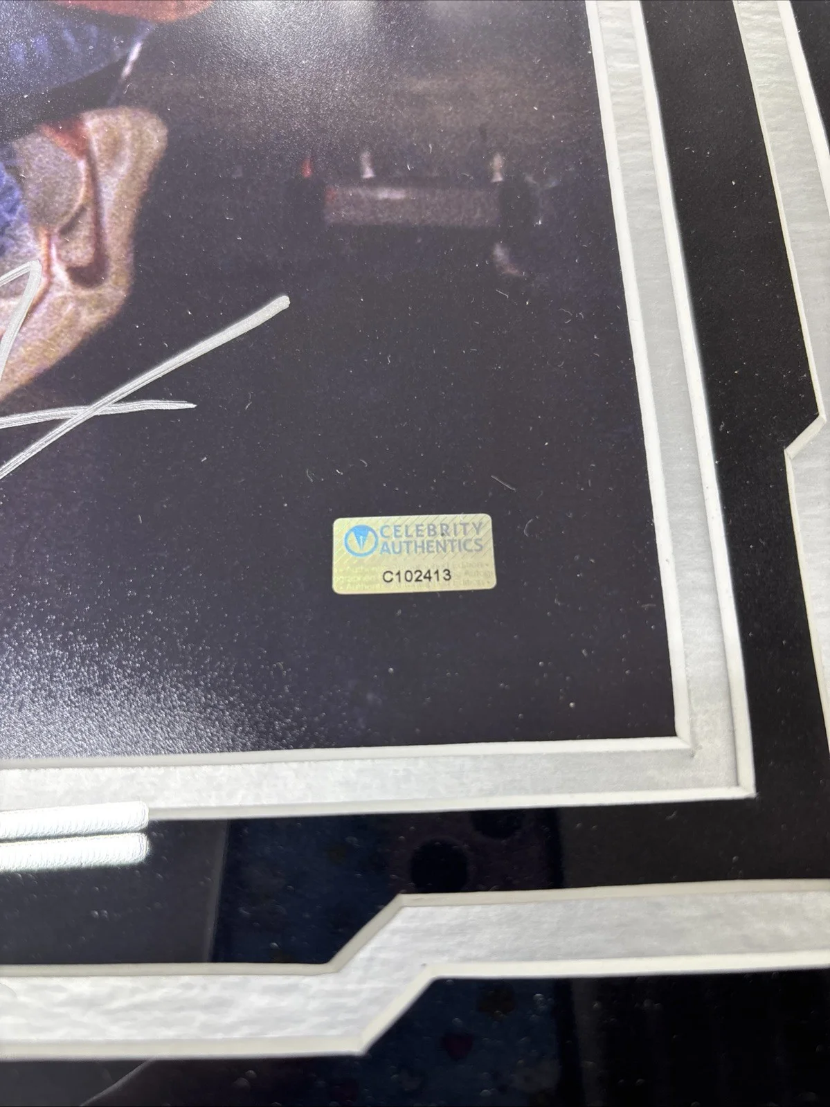 Michael J Fox — Michael J. Fox Christopher Lloyd Auto Back to the Future 16x20 Framed Photo COA, image 4