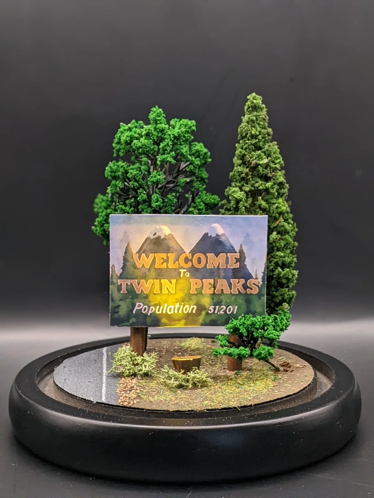 Welcome To Twin Peaks Diorama – Handmade Cult TV Collectible - Display Piece, изображение 2