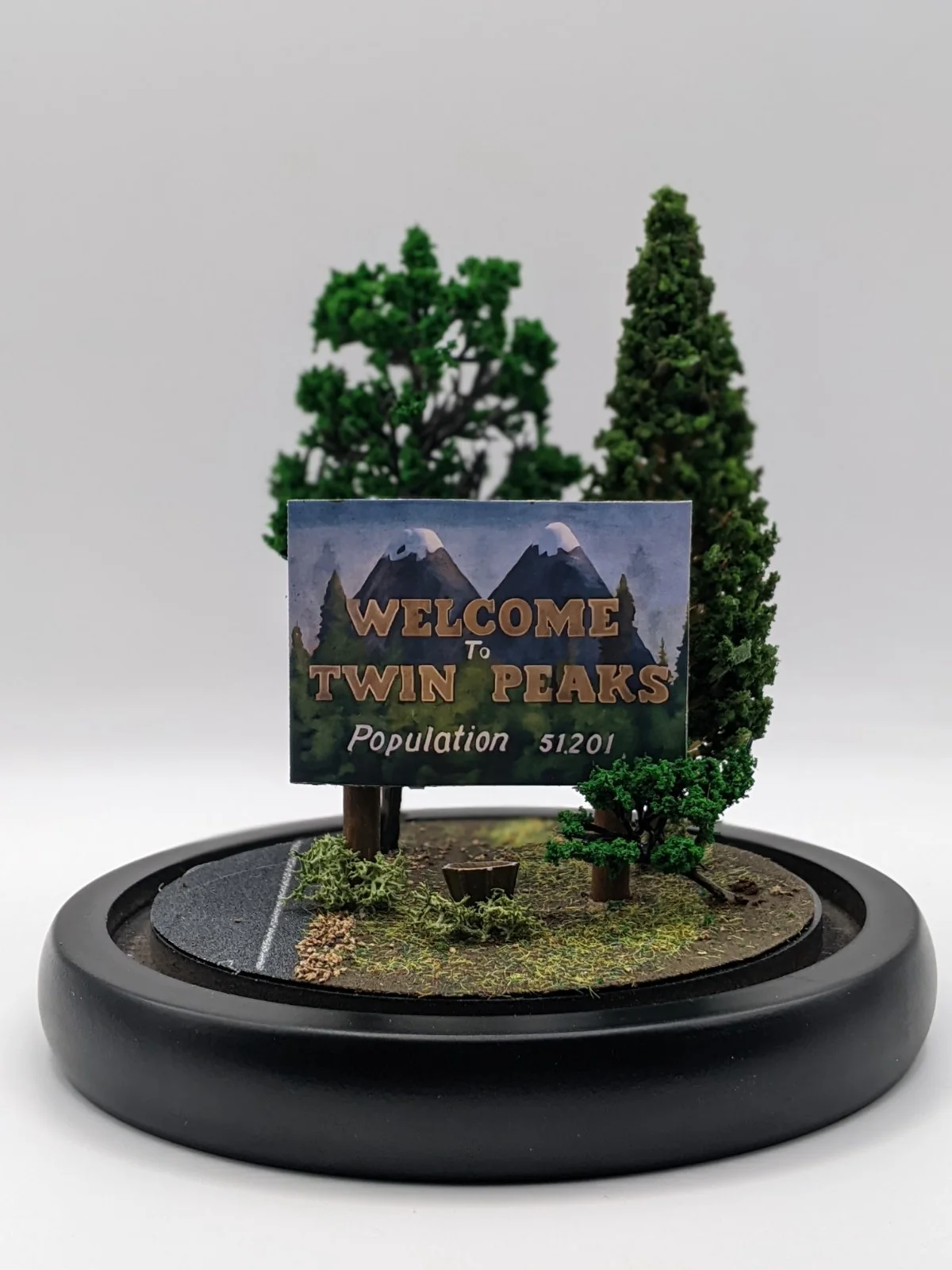 Welcome To Twin Peaks Diorama – Handmade Cult TV Collectible - Display Piece, изображение 5
