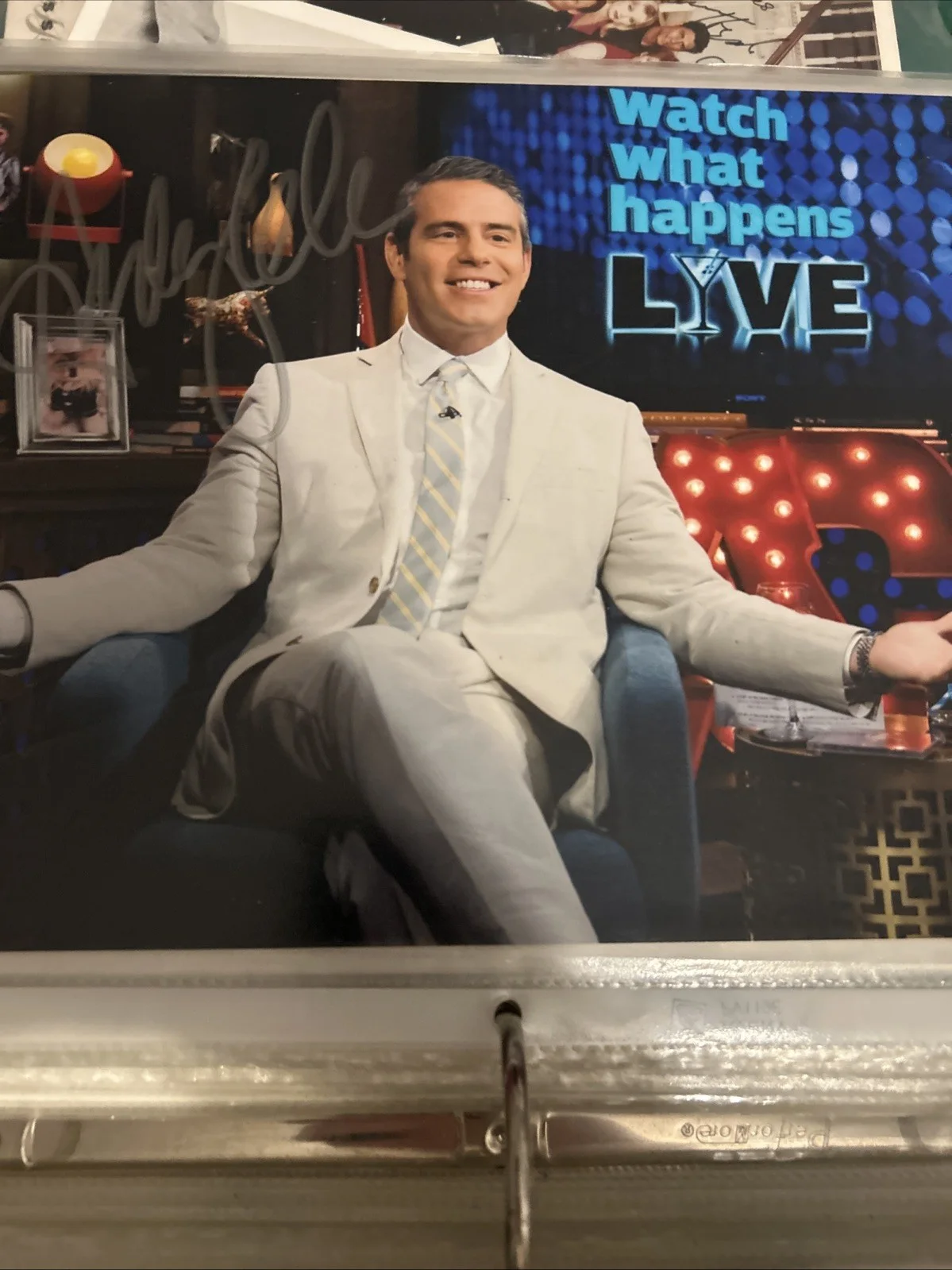 Andy Cohen — Andy Cohen Autographed Photo 8 X 10 Color, image 2