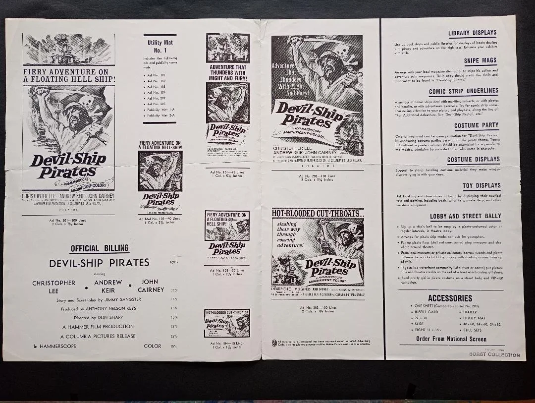 DEVIL SHIP PIRATES pressbook, image 2