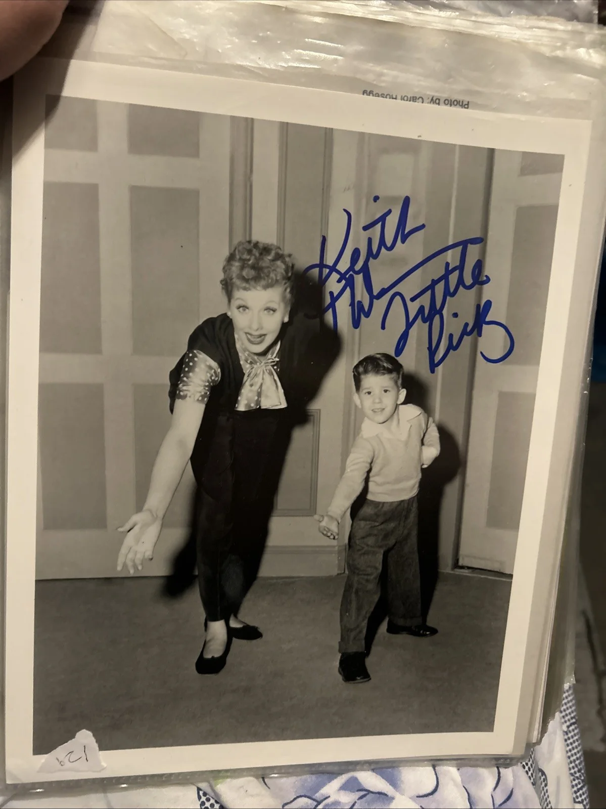 Keith Thibodeaux — Keith Thibodeaux Autographed 8 X 10 Black-And-White Photo I Love Lucy Original, изображение 2