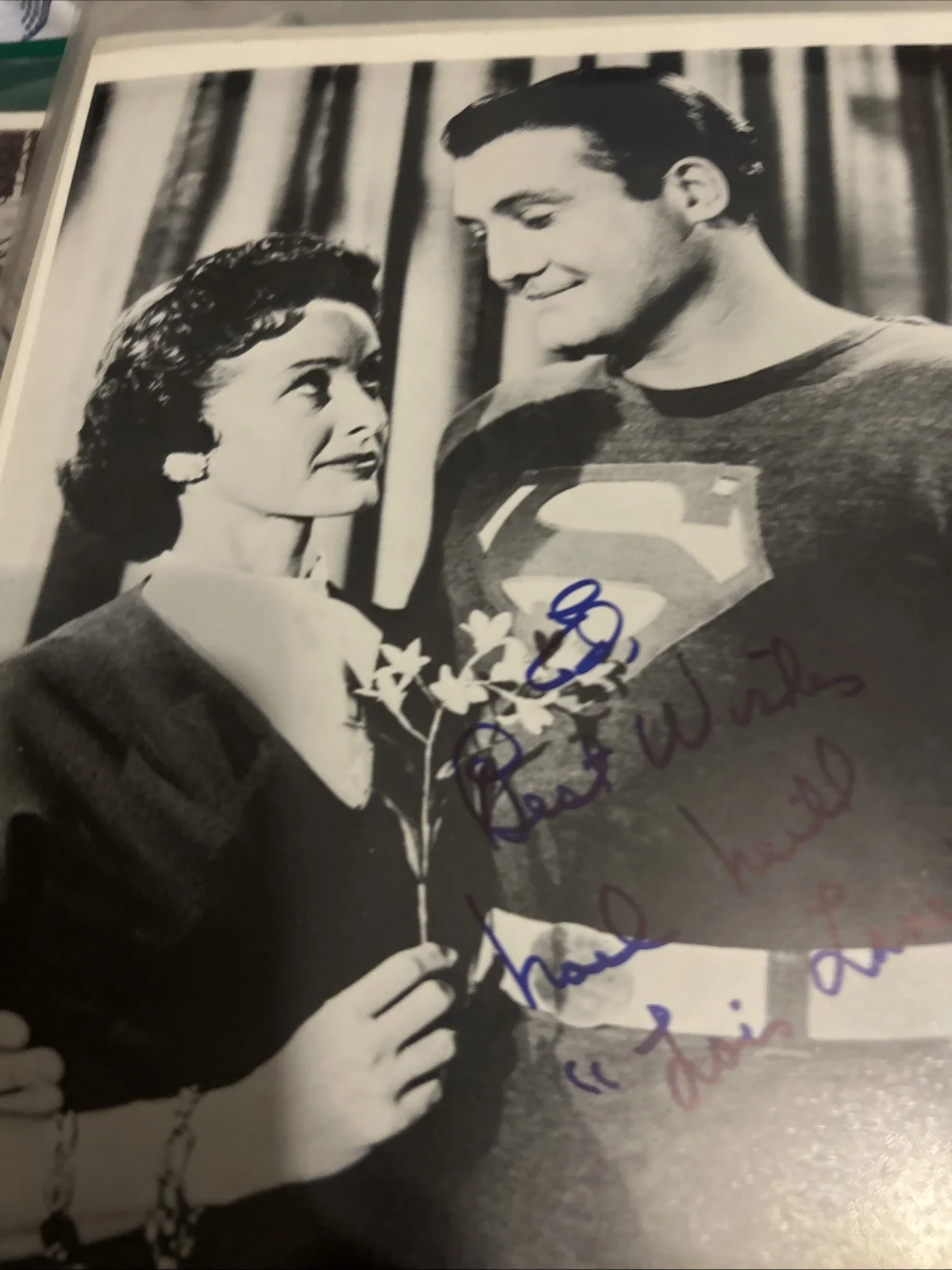 Noel Neill — Noel Neill Autographed 8 X 10 Black-And-White Photo Superman Lois Lane, изображение 4