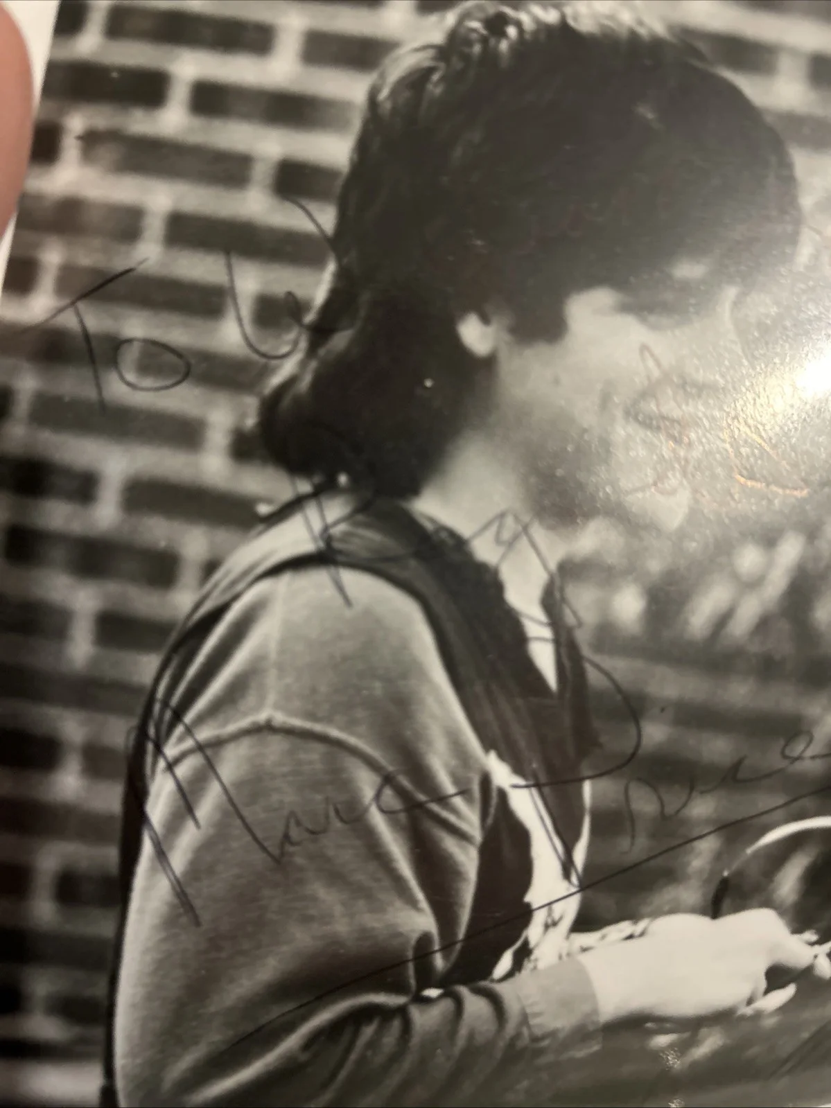 Marc Price Charles Martin Smith — Marc Price And Charles Martin Smith Autographed 8 X 10 Black-And-White Photo Tri, изображение 2