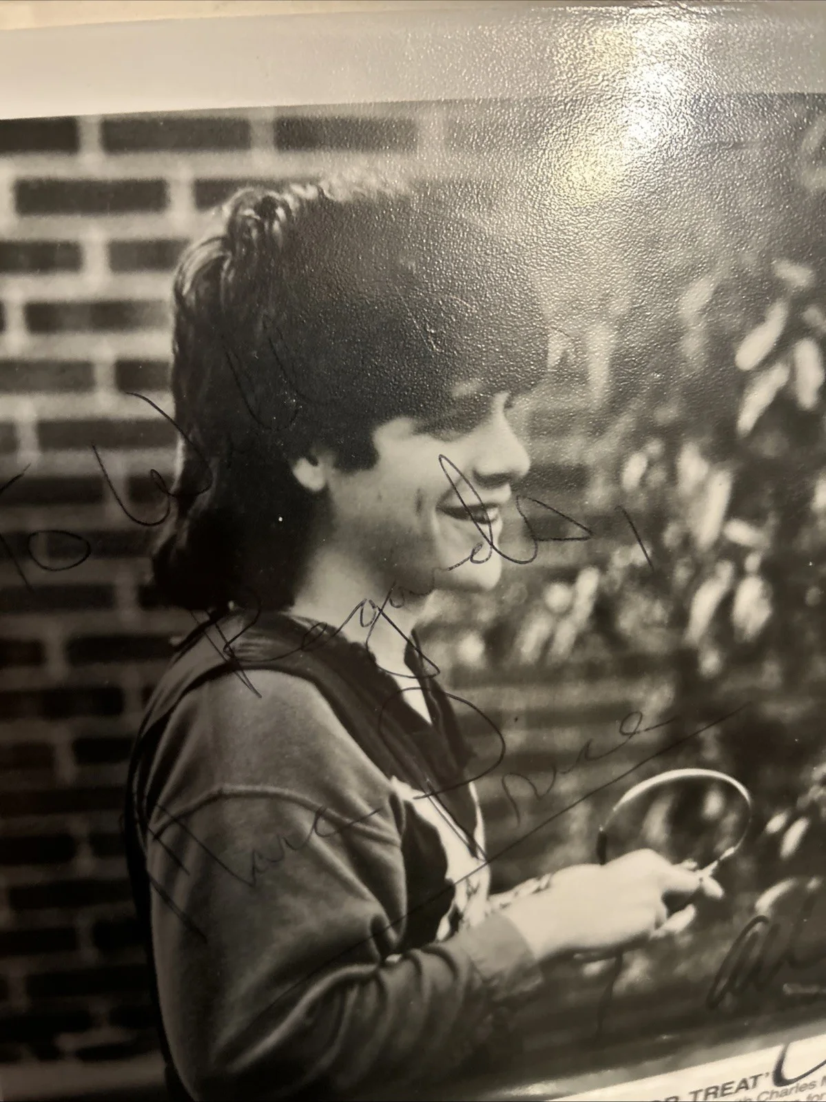 Marc Price Charles Martin Smith — Marc Price And Charles Martin Smith Autographed 8 X 10 Black-And-White Photo Tri, изображение 3