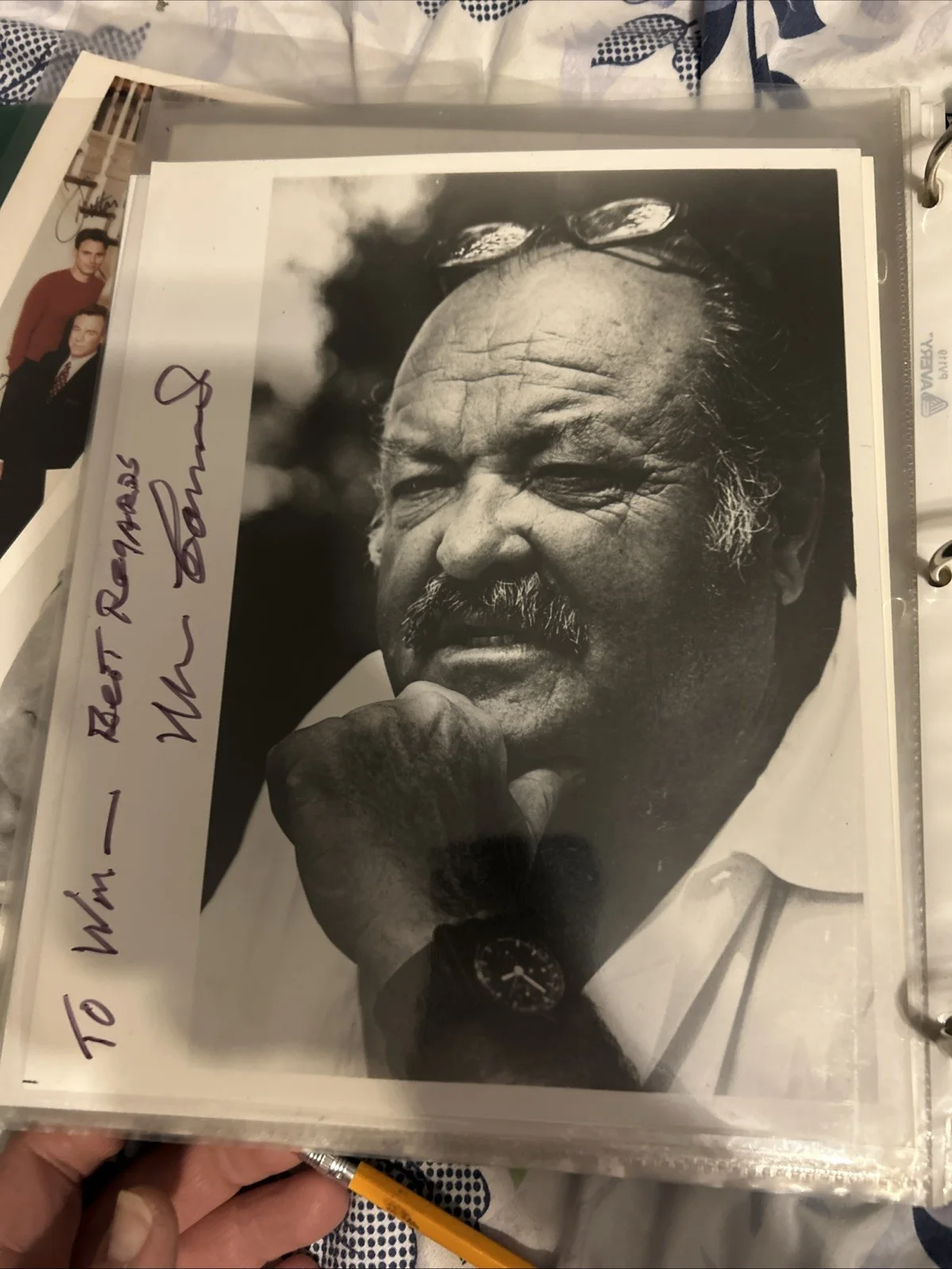 William Conrad — William Conrad Autographed 8 X 10 Black-And-White Photo Original, изображение 4