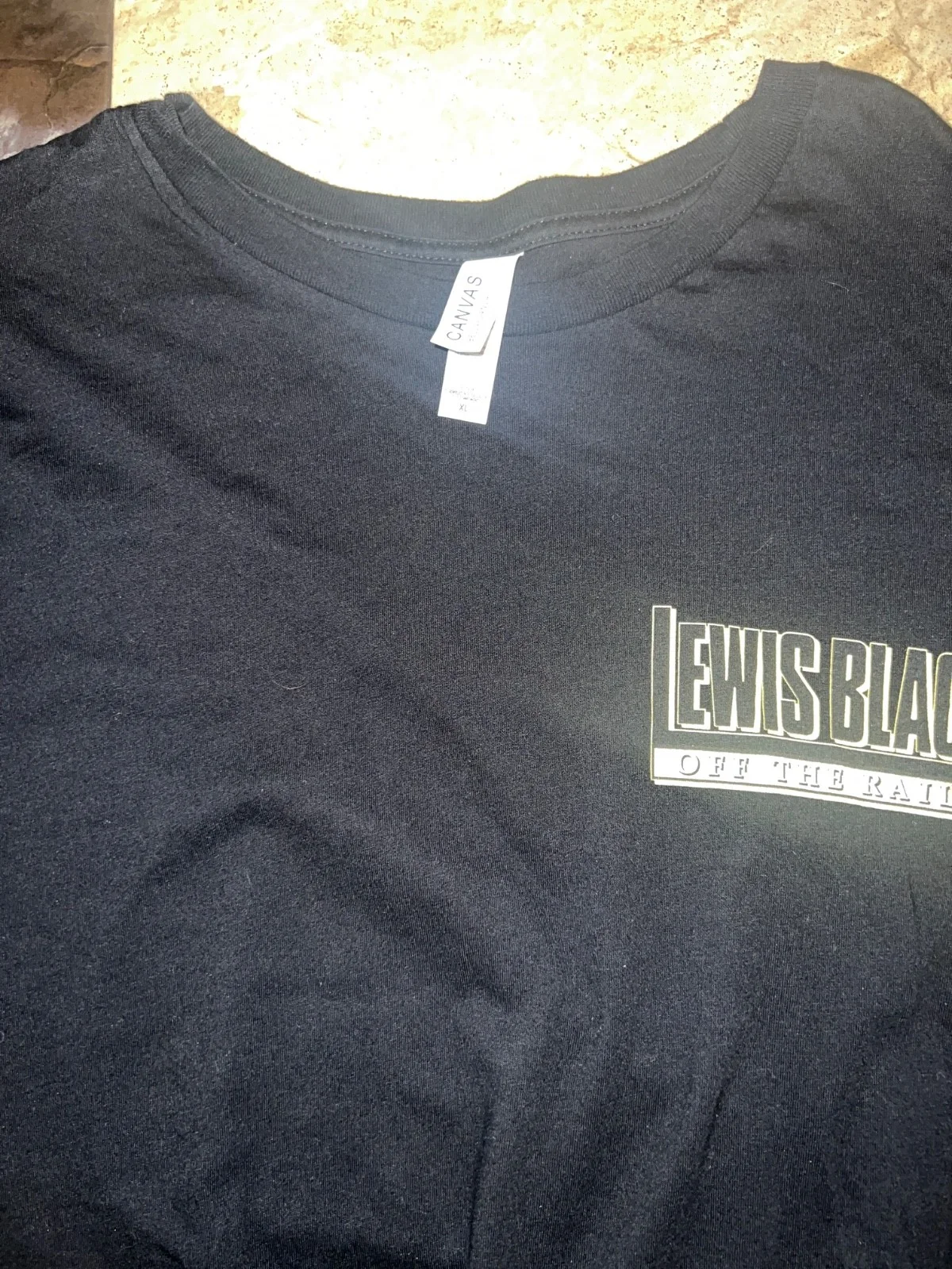Lewis Black — NEW Lewis Black Off the Rails Exclusive T-Shirt: XL, изображение 3
