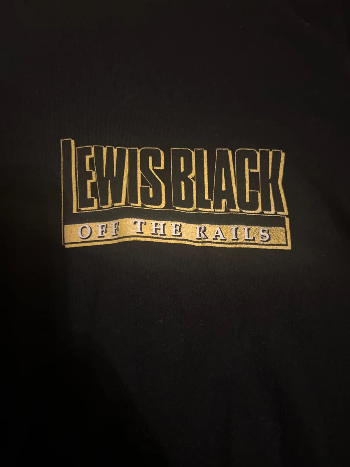 Lewis Black — NEW Lewis Black Off the Rails Exclusive T-Shirt: XL, изображение 4
