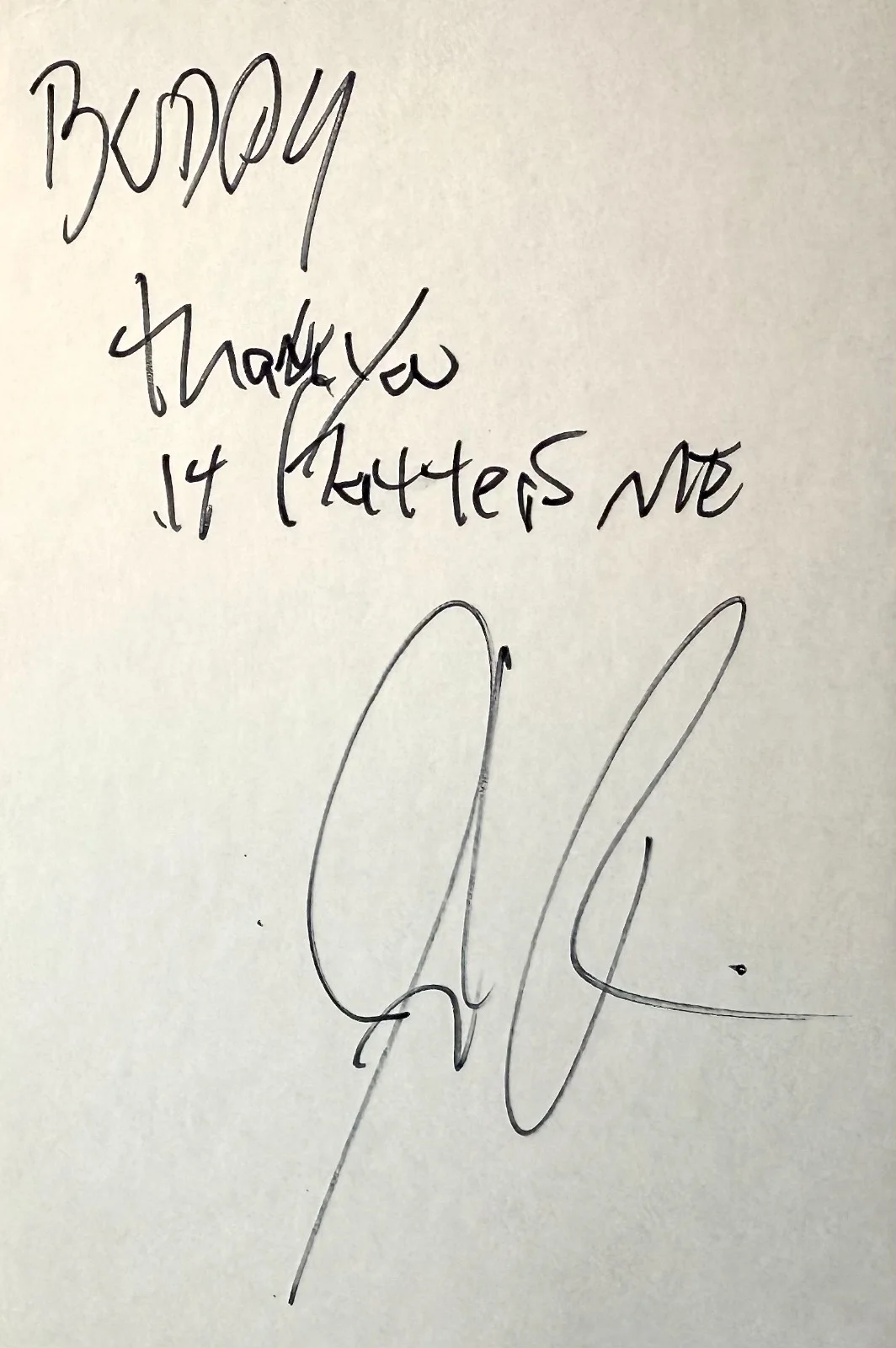 Josh Richman — JOSH RICHMAN Signed Autograph 4x6 INDEX CARD HEATHERS Guns N' Roses RIVER'S EDGE, изображение 3