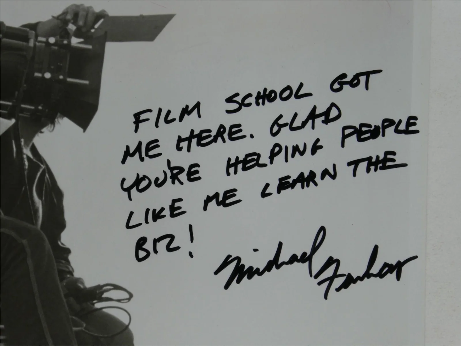 Michael Farkas — Michael Farkas Signed B&W 8x10 Promo Photo Prime Risk Autographed, изображение 2