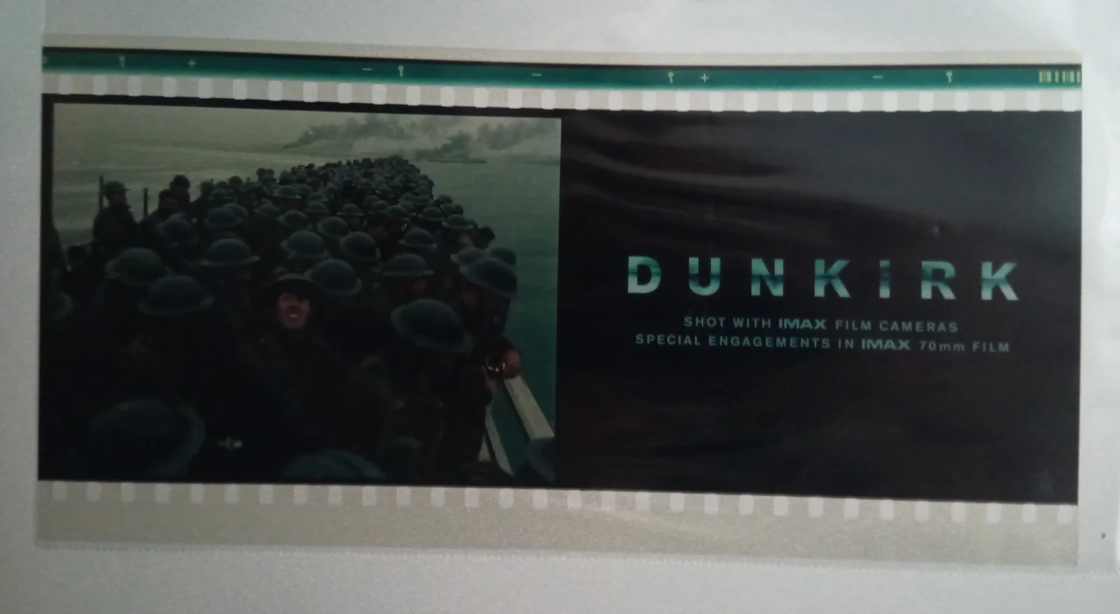 Dunkirk 70mm IMAX Film Strips - Full Set of 3 Land Air Sea, изображение 2