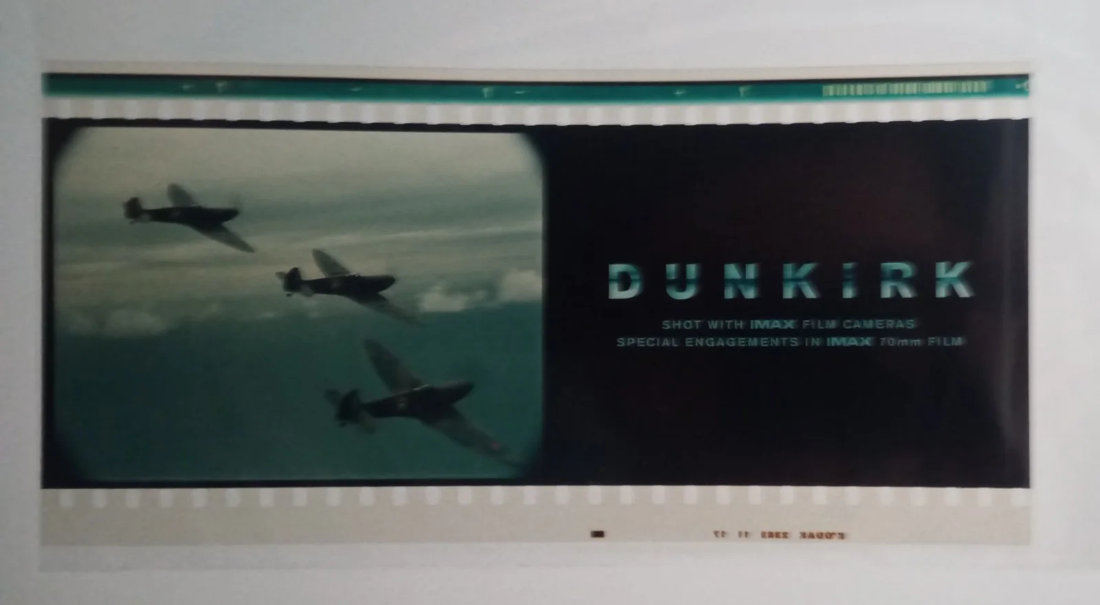 Dunkirk 70mm IMAX Film Strips - Full Set of 3 Land Air Sea, изображение 3