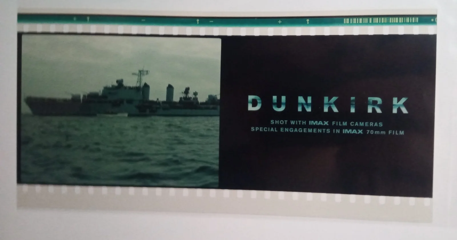 Dunkirk 70mm IMAX Film Strips - Full Set of 3 Land Air Sea, изображение 4