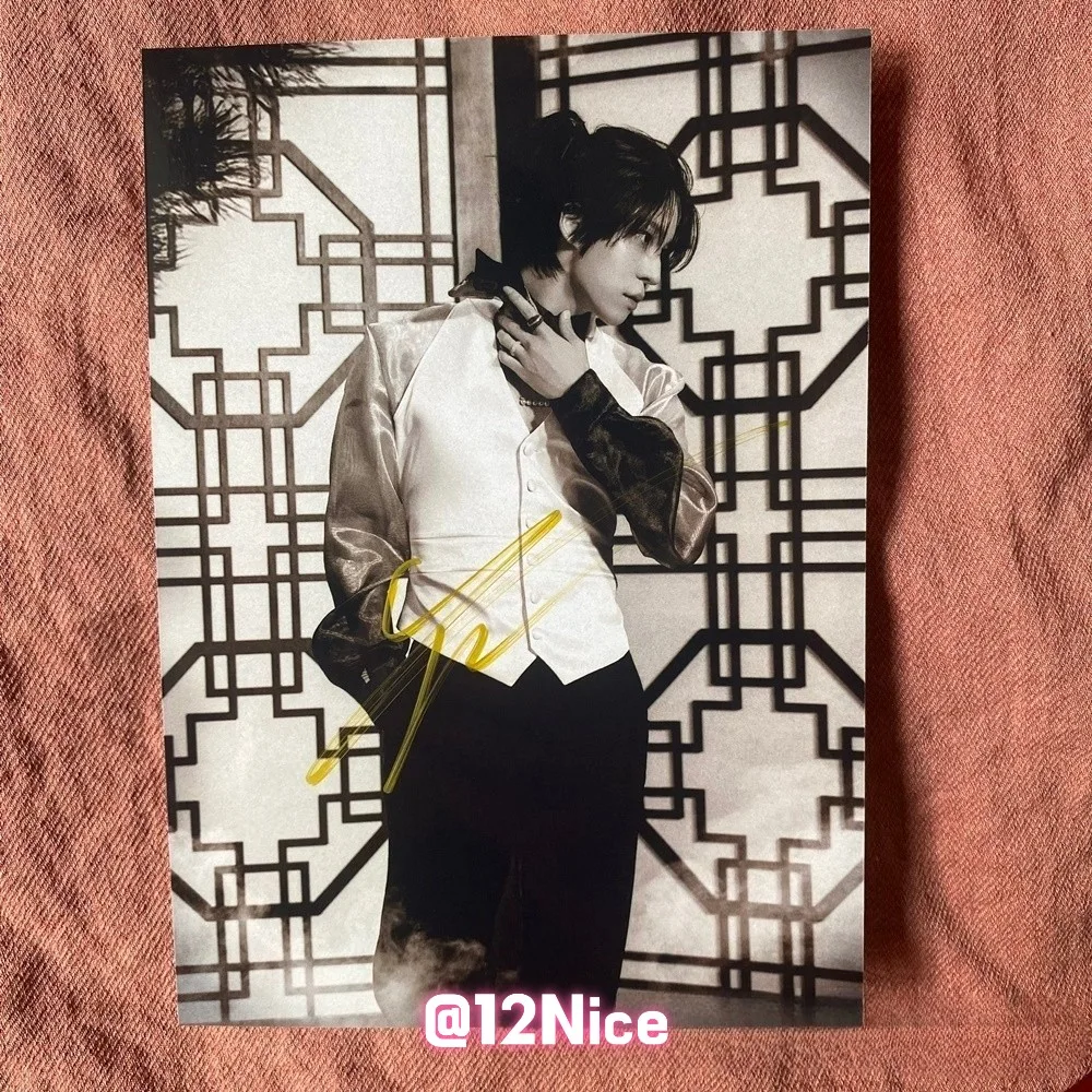 ATEEZ Yunho Autographed Photo Golden Hour Part4 4*6 K-POP Collection 2026 #Nice, изображение 4