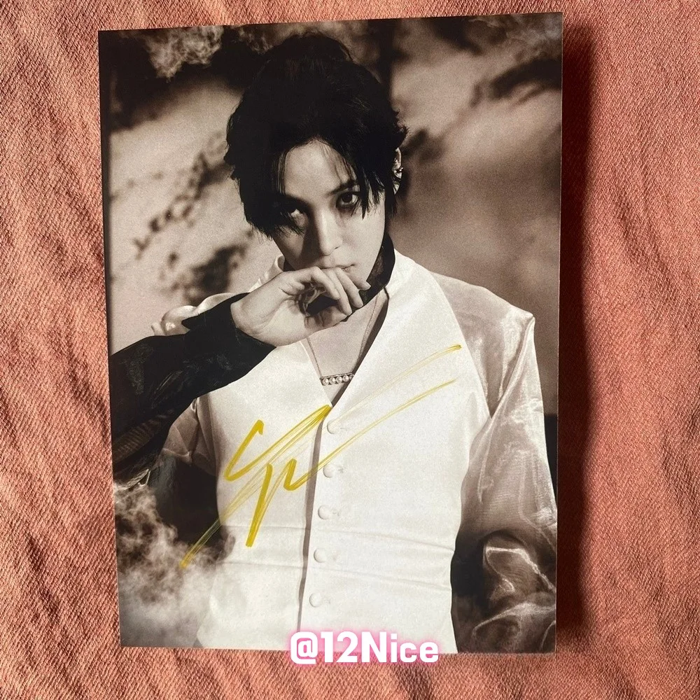 ATEEZ Yunho Autographed Photo Golden Hour Part4 4*6 K-POP Collection 2026 #Nice, изображение 5