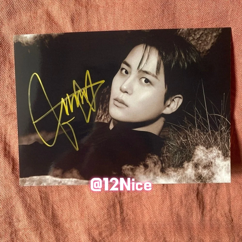 ATEEZ Jongho Autographed Photo Golden Hour Part4 4*6 K-POP Collection 2026 #Nice, изображение 3