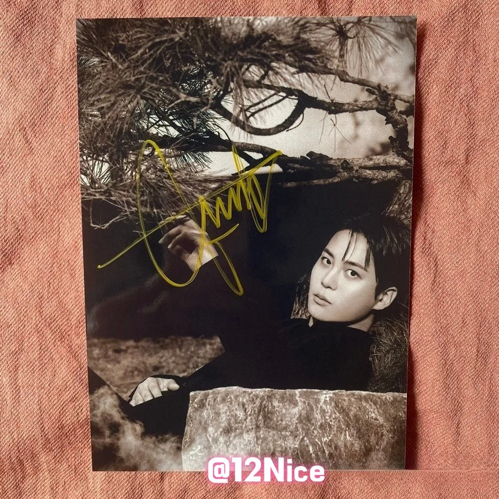 ATEEZ Jongho Autographed Photo Golden Hour Part4 4*6 K-POP Collection 2026 #Nice, изображение 4