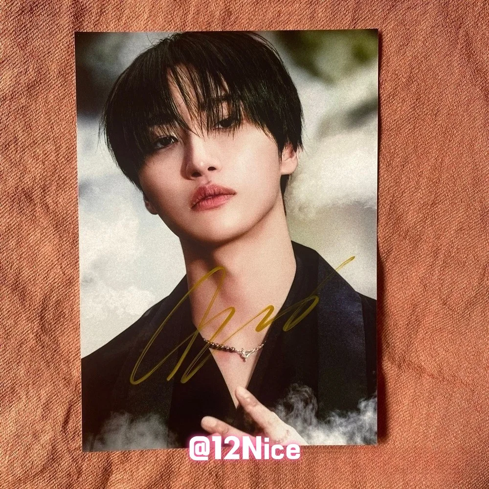ATEEZ Seonghwa Autographed Photo Golden Hour Part4 4*6 KPOP Collection 2026B #Ni, image 2