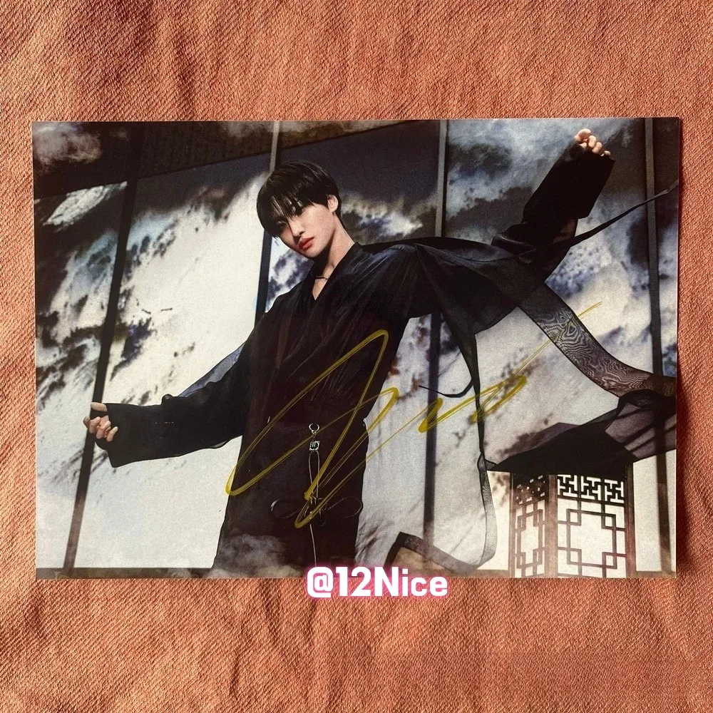 ATEEZ Seonghwa Autographed Photo Golden Hour Part4 4*6 KPOP Collection 2026B #Ni, image 4
