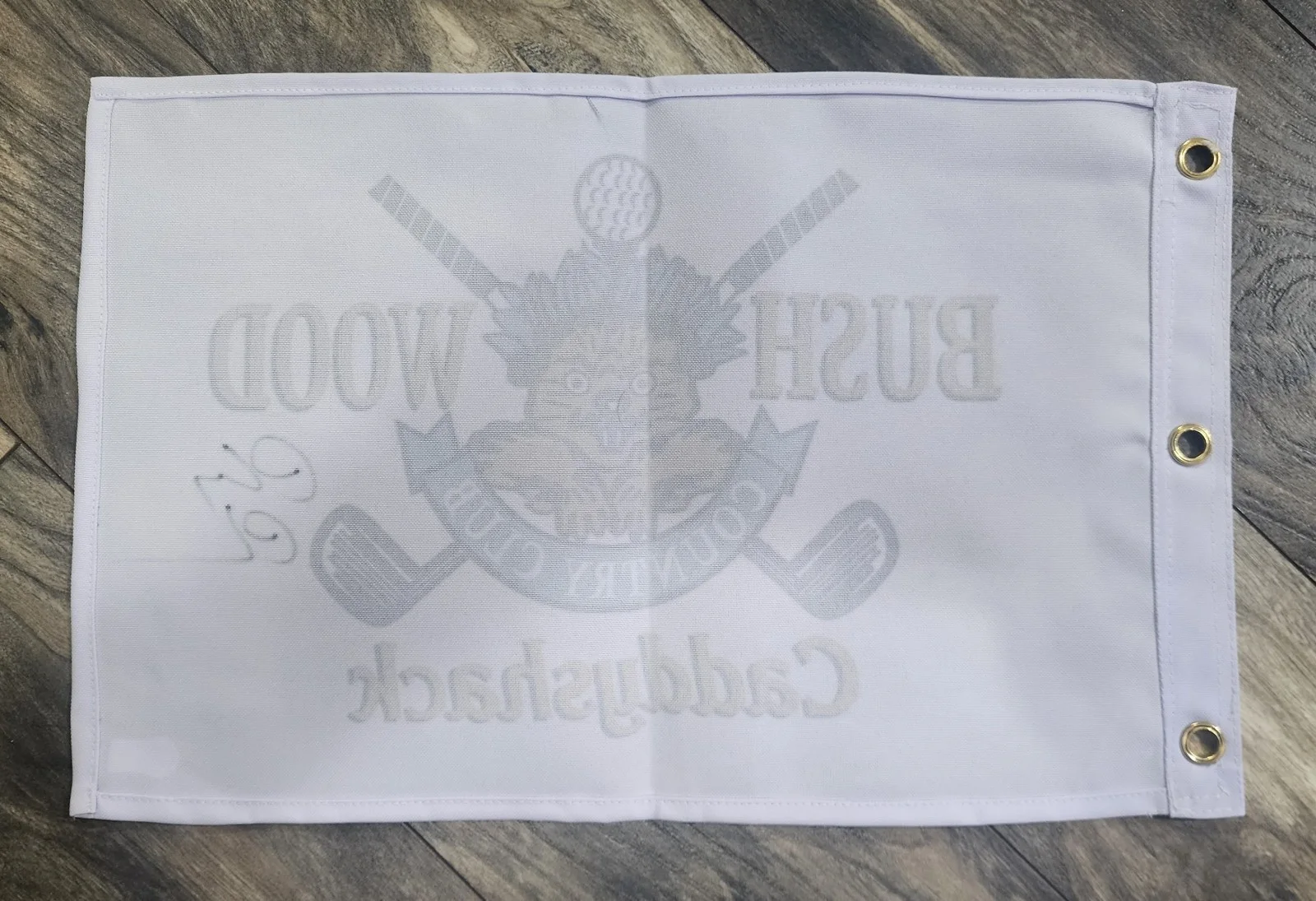 Chevy Chase — CHEVY CHASE Signed Auto Bushwood Country Club Golf Flag Caddyshack BECKETT, изображение 4