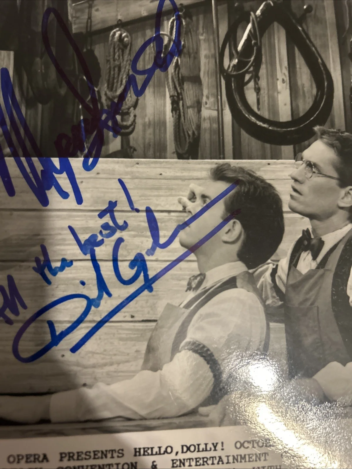 David Gunderman Nipsey Russell — Nipsey Russell And David Gunderman Autographed 8 X 10 Black-And-White Photo Whit, image 4