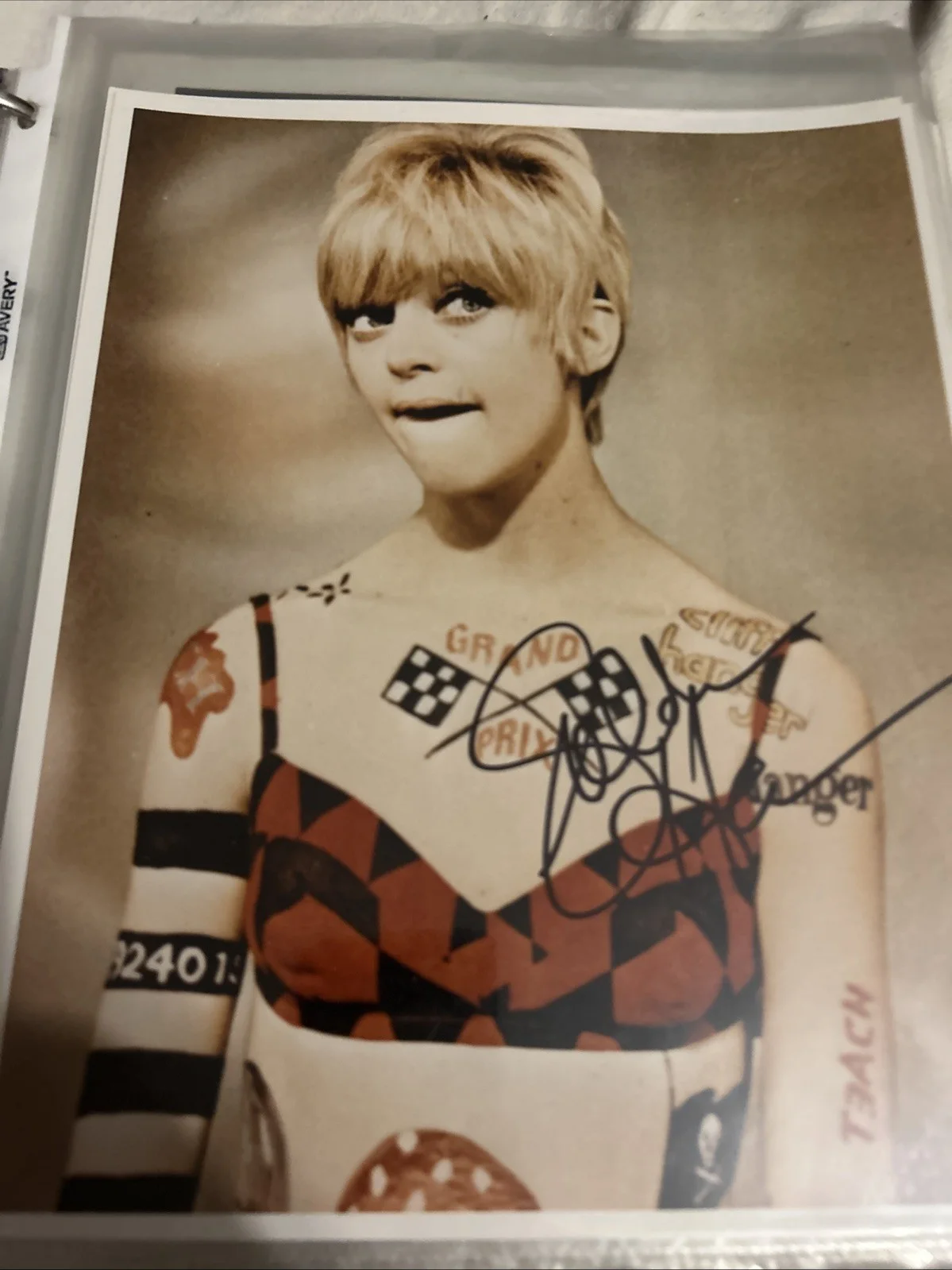 Goldie Hawn — Goldie Hawn Autographed 8 X 10 Color Photo Authentic, изображение 2