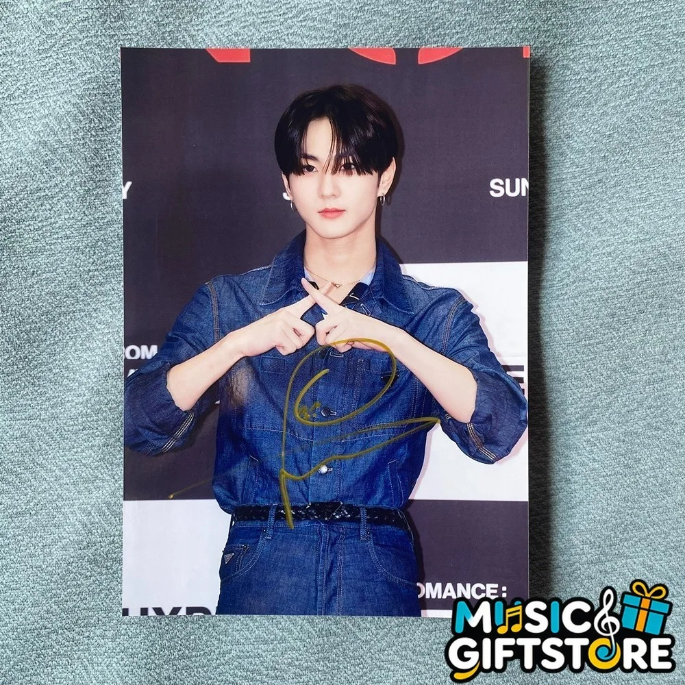 ENHYPEN JUNGWON Autographed Signed Photo Picture K-POP Collection 4*6 2025 #MUGS, изображение 3
