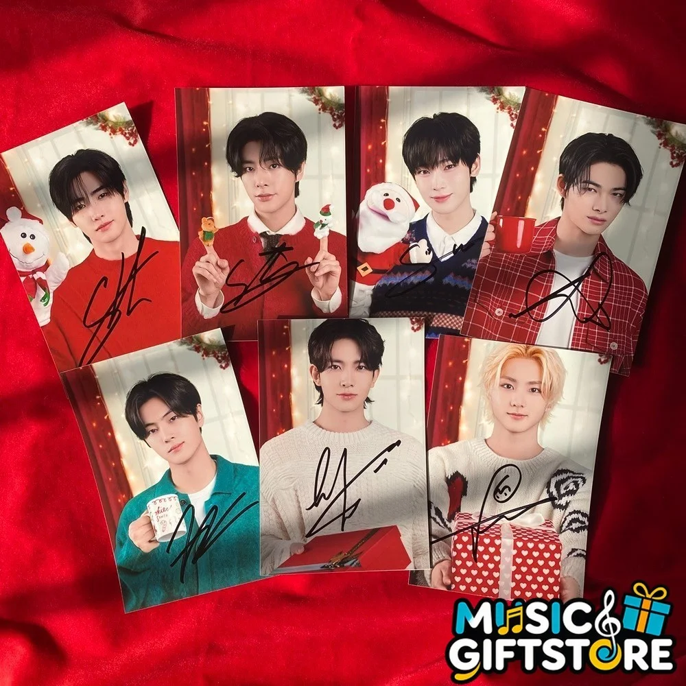 ENHYPEN Autographed Signed Photo For Christmas K-POP Collection 2025 #MUGS, image 2