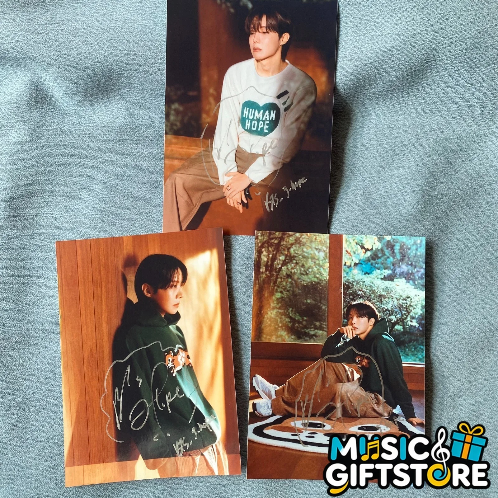 BTS J-HOPE AUTOGRAPHED SIGNED PHOTO K-POP COLLECTION 4*6 2025b #MUGS, image 2