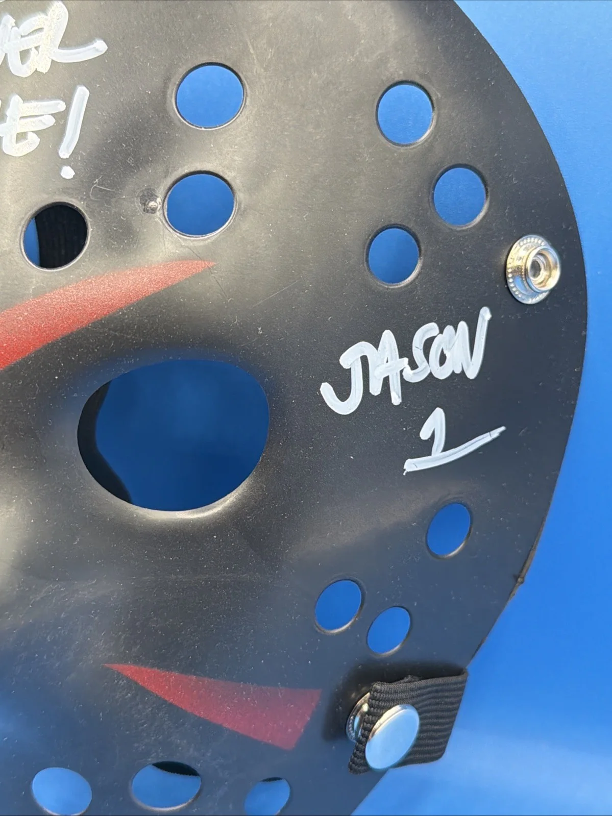 Ari Lehman Autographed/Signed Friday The 13th Black Mask Jason Beckett 36383, image 3