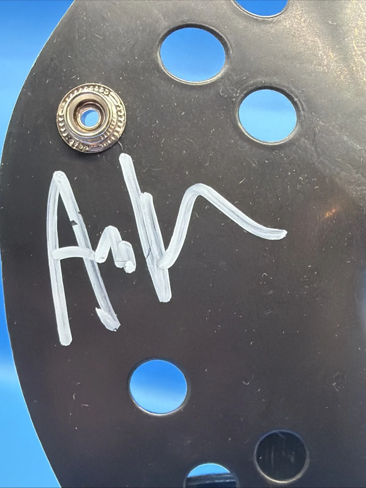 Ari Lehman Autographed/Signed Friday The 13th Black Mask Jason Beckett 36383, image 4