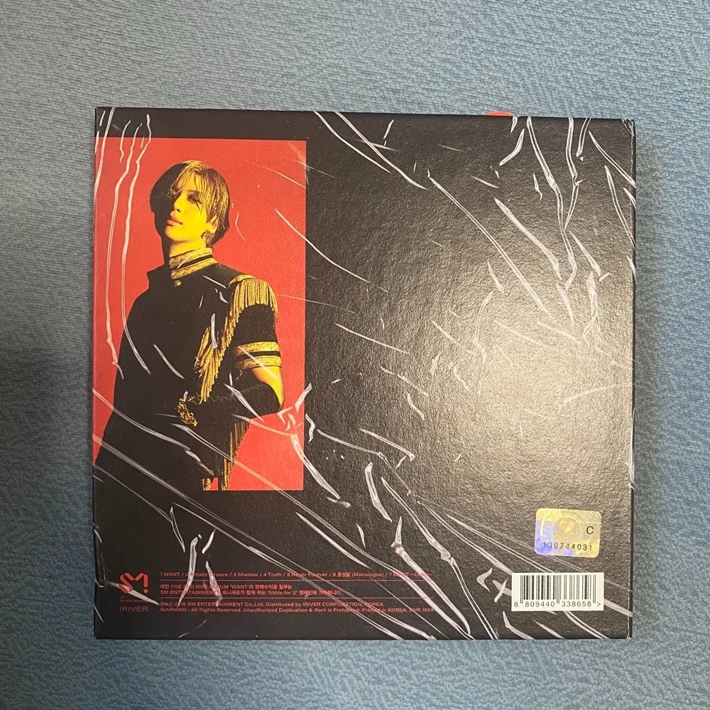 LEE TAEMIN SHINee WANT ALBUM CD Autographed & SIGNED PHOTO K-POP Collection 2019, изображение 2