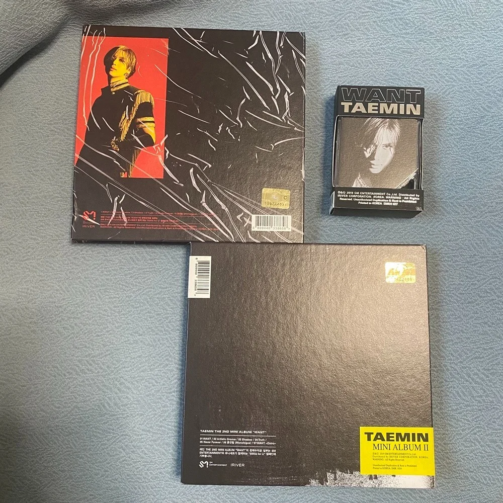 LEE TAEMIN SHINee WANT ALBUM CD Autographed & SIGNED PHOTO K-POP Collection 2019, изображение 5