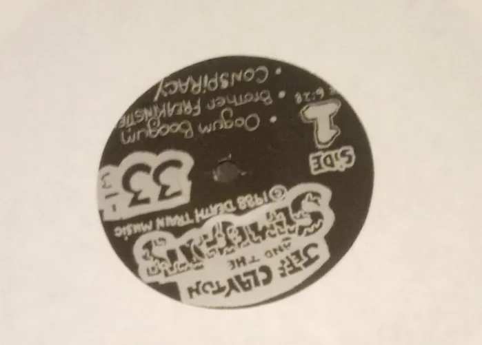 Jeff Clayton slimegoats 7" ep signed Antiseen GG Allin G.G., image 3