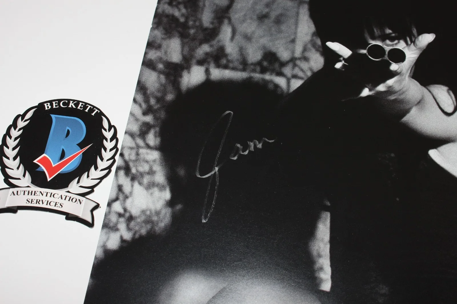 JESSIE MURPH SIGNED SEX HYSTERIA ALBUM FLAT PHOTO INSERT BECKETT COA BLUE STRIPS, изображение 3