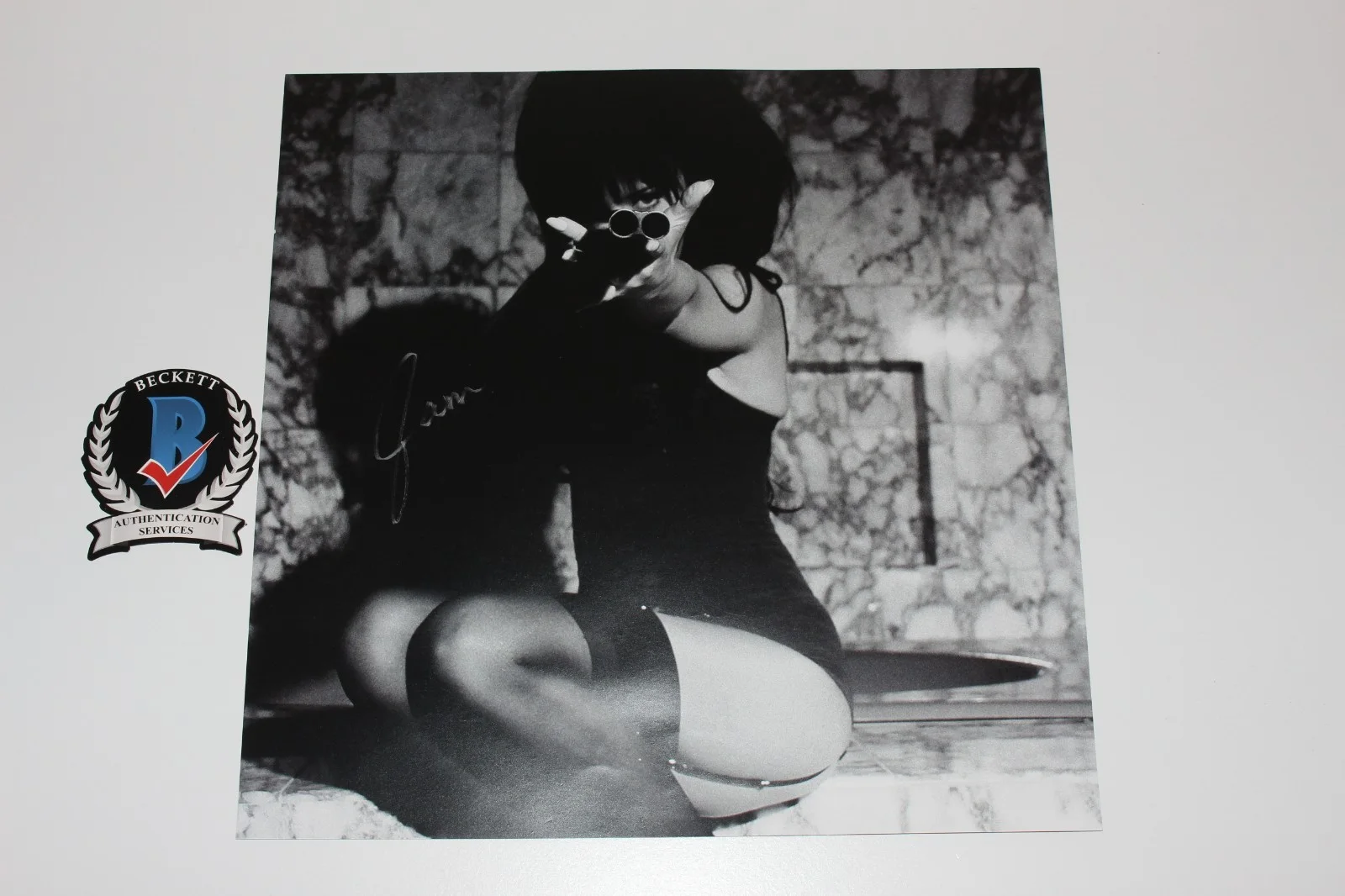 JESSIE MURPH SIGNED SEX HYSTERIA ALBUM FLAT PHOTO INSERT BECKETT COA BLUE STRIPS, изображение 4