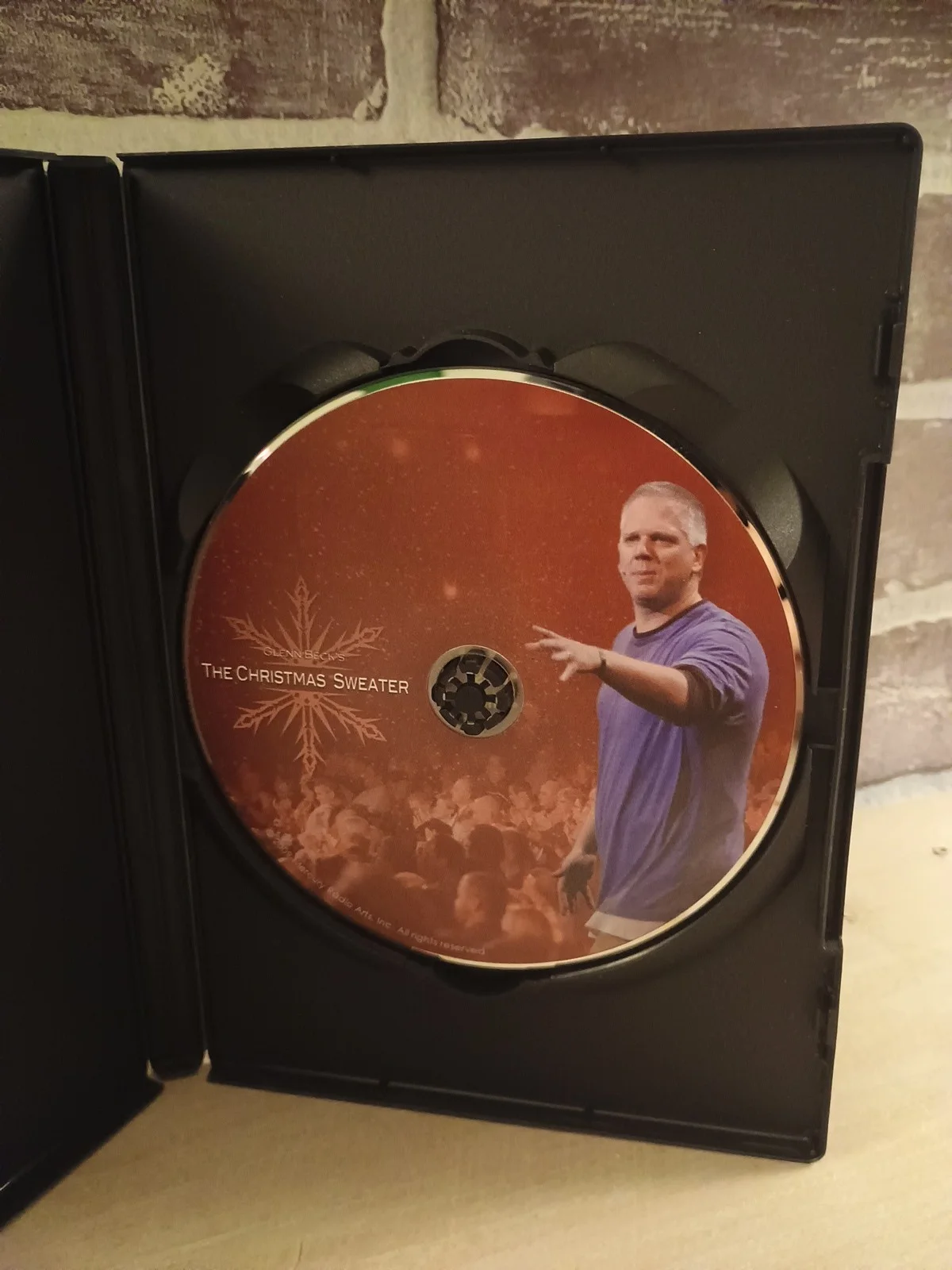 GLENN BECK — GLENN BECK THE CHRISTMAS SWEATER SIGNED DVD # 131 of 3000, image 5