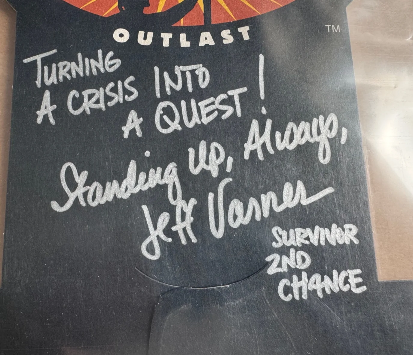 CBS SURVIVOR Autographed BUFF Cardbacks-Only 1 of each available! Iconic!, image 2