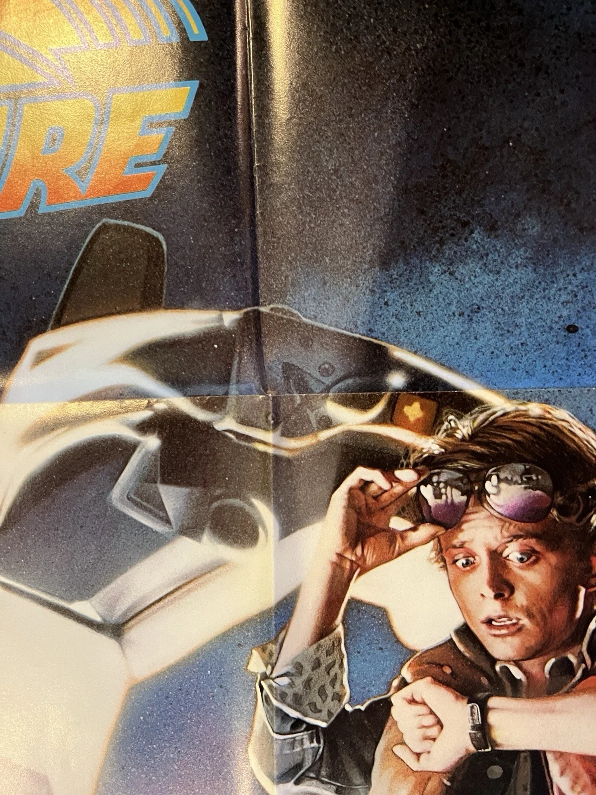Back to the Future Original One Sheet Movie Poster Signed by Christopher Lloyd, image 5
