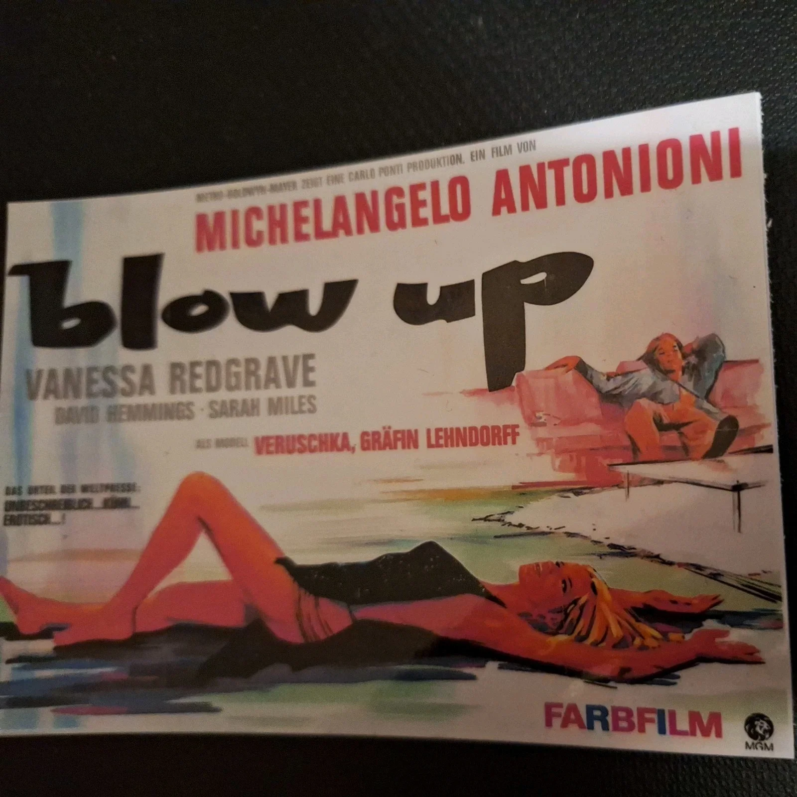 VINTAGE Style "Blow Up" 1966 – Premium Reproduction Postcard– High Art Print, image 5