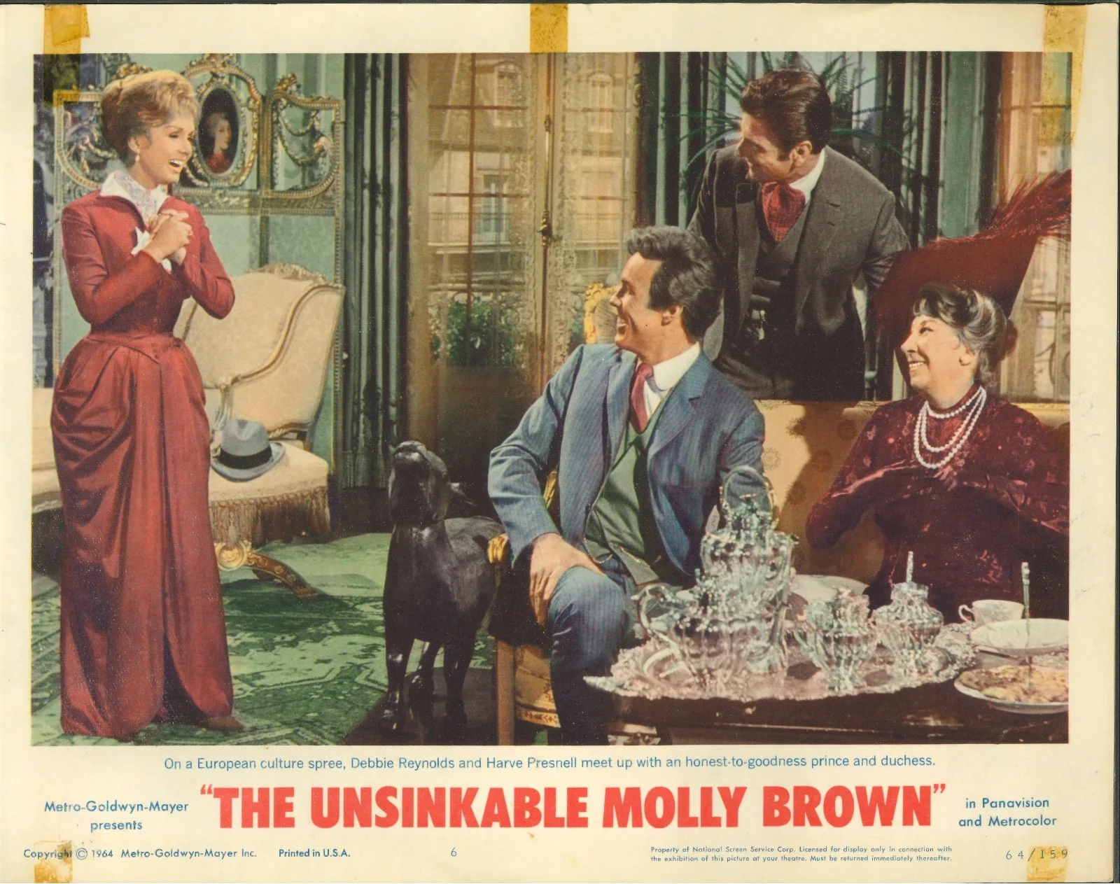 Unsinkable Molly Brown 5x ORIGINAL US Lobby Cards Debbie Reynolds 1964, image 5