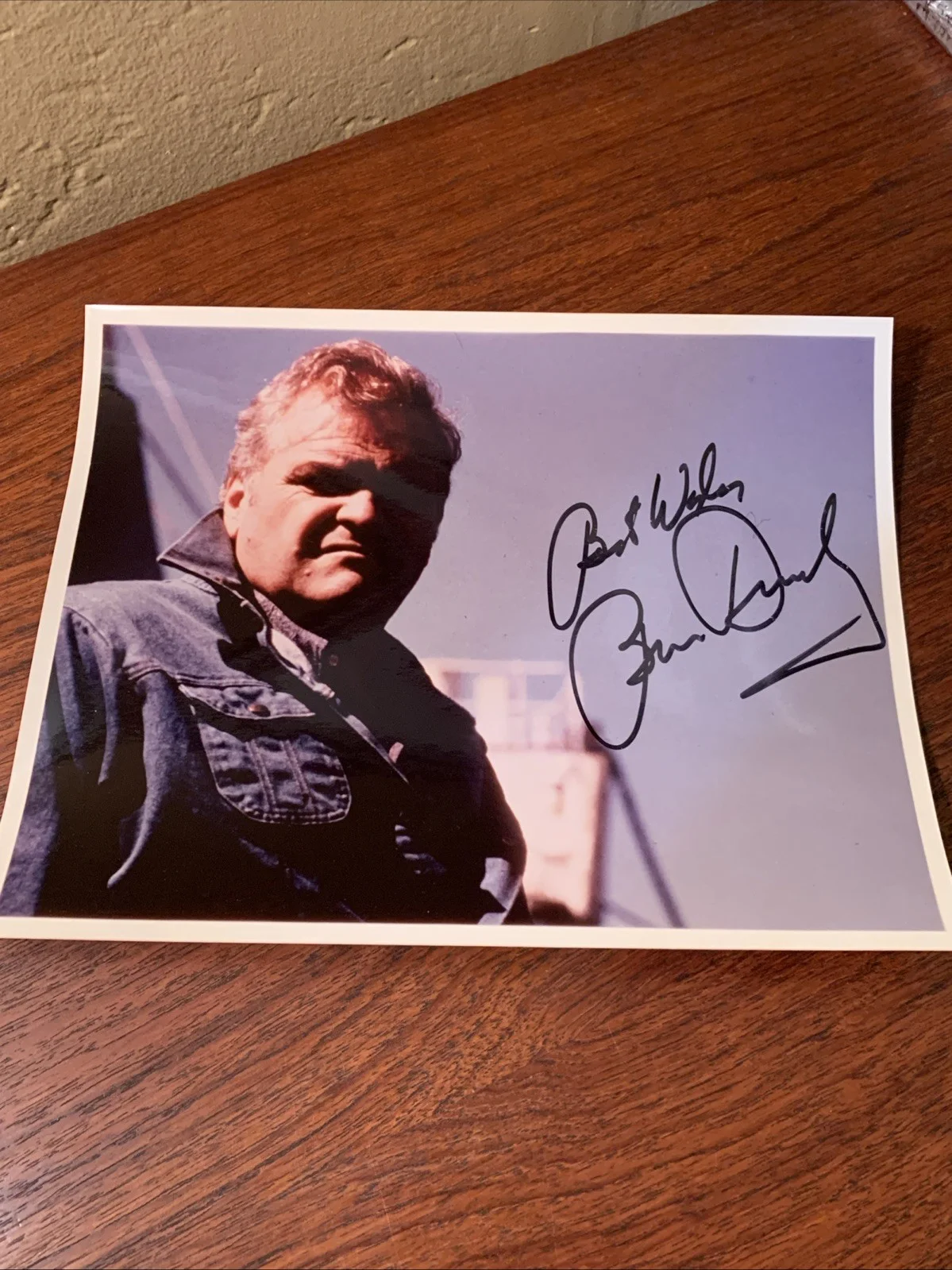 Brian Dennehy — BRIAN DENNEHY ‘BEST SELLER’ HAND SIGNED IN PERSON AUTOGRAPHED 8x10-*DESCRIPTION*