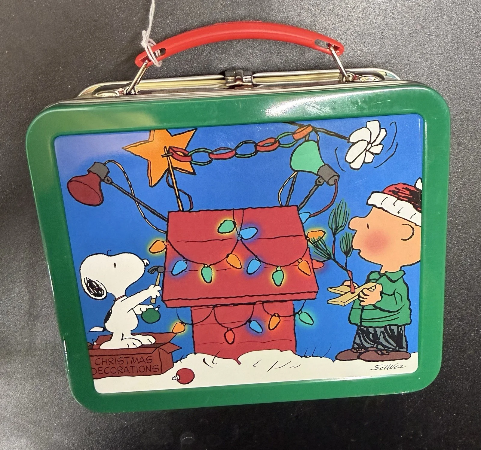 PETER ROBBINS — PETER ROBBINS SIGNED CHARLIE BROWN ORIGINAL MINI LUNCHBOX PEANUTS BAS BECKETT, image 3