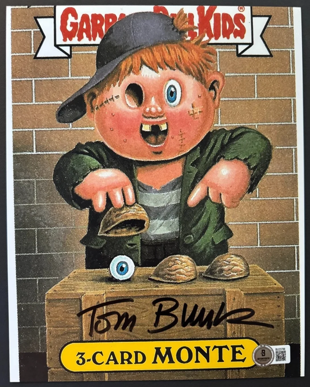 Tom Bunk — Tom Bunk Hot! Signed/Autographed Garbage Pail Kids 8x10 Photo Beckett BAS.